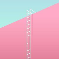 an illustration of a ladder with rungs missing