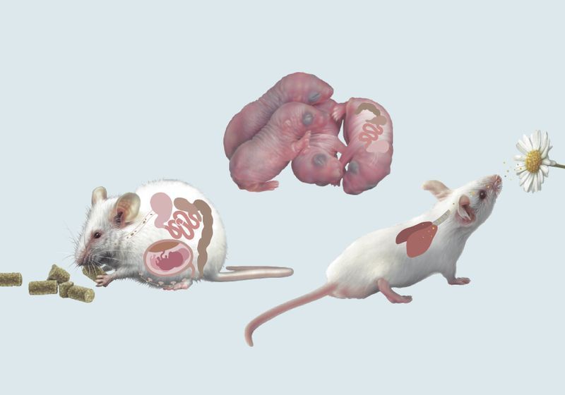 Infographic: Maternal Microbiota Has Lasting Effects on Offspring 