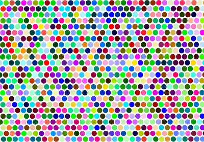 A colorful dot pattern symbolizing single-cell data in a stylized, abstract format.