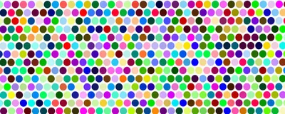 A colorful dot pattern symbolizing single-cell data in a stylized, abstract format.
