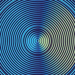 Multi-colored concentric circles representing centrifugation Multi-colored concentric circles representing centrifugation