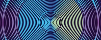 Multi-colored concentric circles representing centrifugation