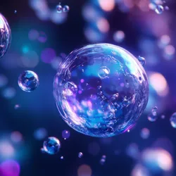 3D liquid droplets representing spheroids 3D liquid droplets representing spheroids