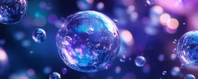3D liquid droplets representing spheroids