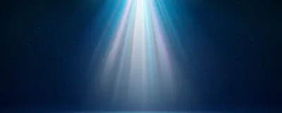 A bright light beam pierces through a dark, abstract background, symbolizing clarity in overcoming cell line development challenges.