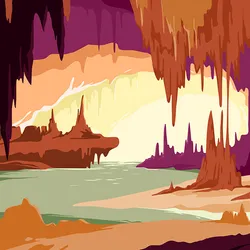 A view of what early Earth could have looked like with cliffs and pools of water where life may have originated. A view of what early Earth could have looked like with cliffs and pools of water where life may have originated.