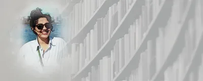 A picture of Payel Ganguly, a postdoc at Harvard Medical School.