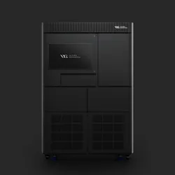Front and side views of Ultima Genomics’ UG100 Solaris™ genome sequencing platform.