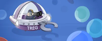 A drawing of a regulatory T cell as a police officer looking for rouge T cells that could harm the body.