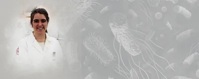 A picture of Clara Guarch Perez, a postdoc at the Swiss Federal Laboratories for Materials Science and Technology.