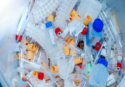 Image of excessive plastic waste.