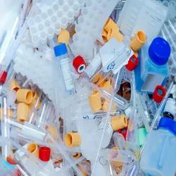 Image of excessive plastic waste. Image of excessive plastic waste.