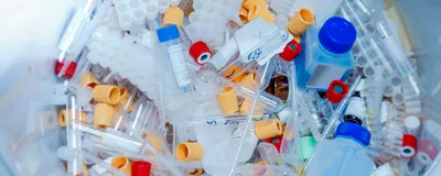 Image of excessive plastic waste.