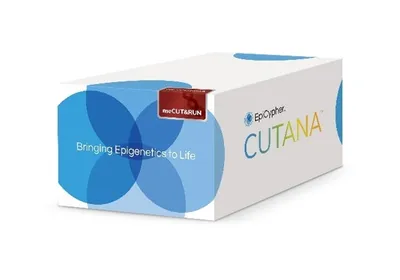 A photo of the meCUT&RUN DNA methylation mapping assay within its box. A photo of the meCUT&RUN DNA methylation mapping assay within its box.