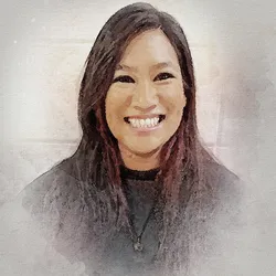 A picture of Deena Damschroder, a postdoc at the University of Michigan.