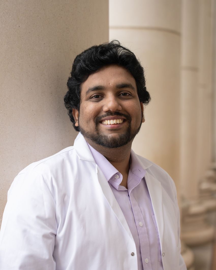 A picture of Kishore Narasimhan, a neuroscientist at Texas A&M University who studies the link between autophagy, neuronal activity, and chronic pain. A picture of Kishore Narasimhan, a neuroscientist at Texas A&M University who studies the link between autophagy, neuronal activity, and chronic pain.