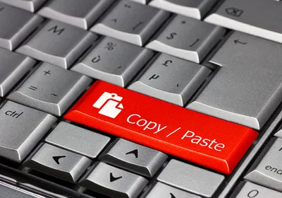 A keyboard with a “Copy/Paste” key in red, indicating image duplication issues that plague some research fields, such as animal models of a type of stroke called subarachnoid hemorrhage. A keyboard with a “Copy/Paste” key in red, indicating image duplication issues that plague some research fields, such as animal models of a type of stroke called subarachnoid hemorrhage.