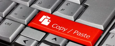 A keyboard with a “Copy/Paste” key in red, indicating image duplication issues that plague some research fields, such as animal models of a type of stroke called subarachnoid hemorrhage. A keyboard with a “Copy/Paste” key in red, indicating image duplication issues that plague some research fields, such as animal models of a type of stroke called subarachnoid hemorrhage.