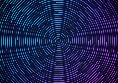 An abstract image of radiating, multicolored motion lines suggesting controlled agitation. An abstract image of radiating, multicolored motion lines suggesting controlled agitation.