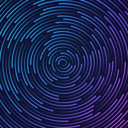 An abstract image of radiating, multicolored motion lines suggesting controlled agitation.