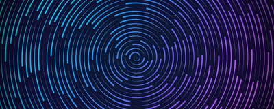 An abstract image of radiating, multicolored motion lines suggesting controlled agitation. An abstract image of radiating, multicolored motion lines suggesting controlled agitation.