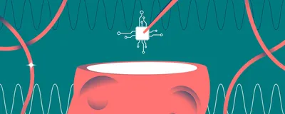 Vector illustration of implanting of brain chips into human head. Vector illustration of implanting of brain chips into human head.