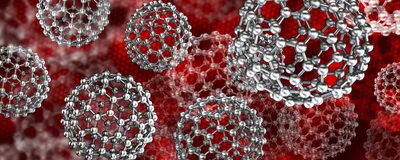 Silver nanoparticles on a red background, representing researchers’ vision of administering this antibiotic drug alternative systematically. Silver nanoparticles on a red background, representing researchers’ vision of administering this antibiotic drug alternative systematically.