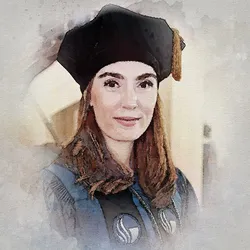 A picture of Christina Kiessling, a postdoc at Emory University School of Medicine.