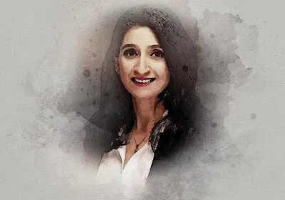 A picture of Marwa Zafarullah, a postdoc at Stanford University.