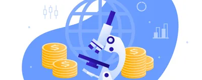 Illustration showing microscope and money icons to indicate research funding issues in the US. Illustration showing microscope and money icons to indicate research funding issues in the US.