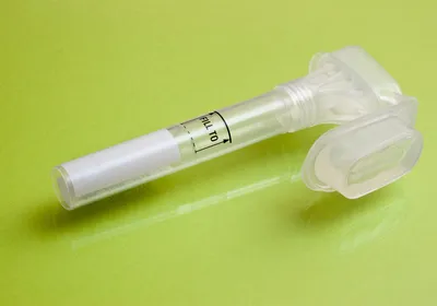 Picture of a device for saliva sample collection