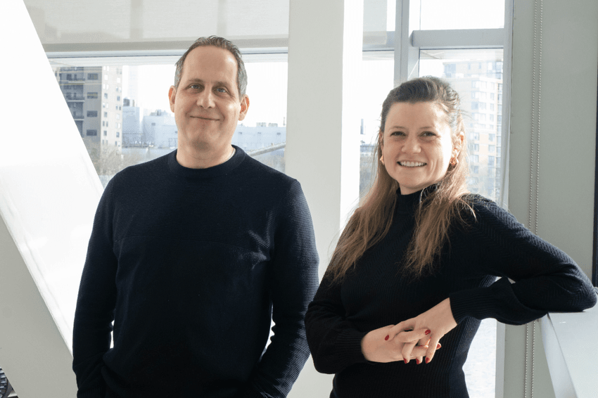 A picture of Paul Cohen and Mascha Koenen, molecular biologists at Rockefeller University, who study the relationship between obesity and metabolic diseases.