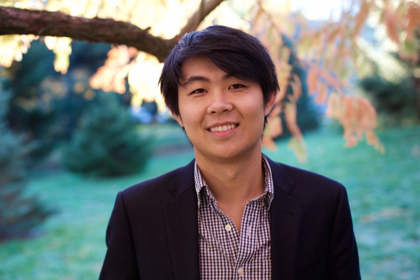 A photo of biological engineer Fei Chen, a core faculty member at the Broad Institute and assistant professor at Harvard, who helped develop a new spatial transcriptomic technology.