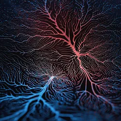 Abstract graphic representing nerves