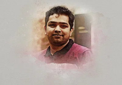 A picture of Deepak Bhandari, a postdoc at Michigan State University.