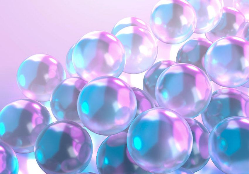 A cluster of cells representing 3D cell culture