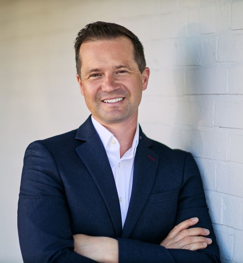 A headshot of Ryan Cawood, the cofounder and chief executive officer of Lab Thread. Credit: Lab Thread