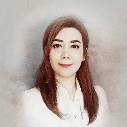 A picture of Maryam Kazerani Pasikhani, a postdoctoral researcher at Cedars-Sinai Cancer Center.