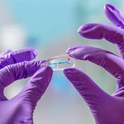 Photo of an Emulate Organ-Chip.