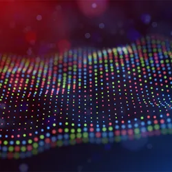 Abstract multi-omics data visualization of structured data points across genomic and proteomic modalities