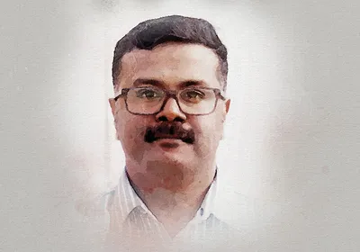Headshot of postdoctoral researcher Chempampadam Balasubramannian (CB) Jayasankar.