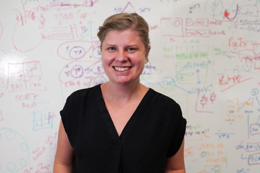 A photo of Claire Gustafson, an immunology researcher at the Allen Institute.