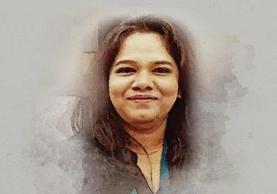 Headshot of postdoctoral researcher Ananya Naha.