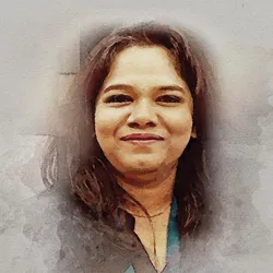 Headshot of postdoctoral researcher Ananya Naha.