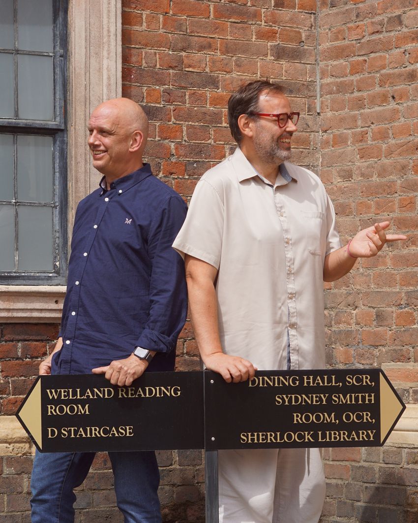 Image of James Dooley (left) and Adrian Liston (right).