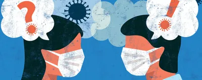 Men and women wearing face mask during novel coronavirus, highlighting immune system differences between males and females.