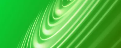 Green spinning motion lines