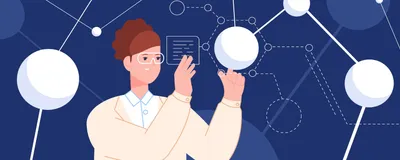 A scientist works with a neural network, representing research-grade artificial intelligence tools.
