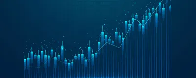 Alt-Text A conceptual image of blue histograms on a graph gradually increasing in size up toward the right with a trendline following.