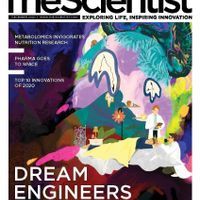 The Scientist's Current Issue's Magazine Cover